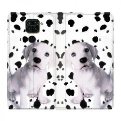 Housse Cuir Portefeuille Pour Xiaomi Redmi Note 9S / 9 Pro Chien Dalmatien