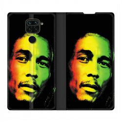 Housse Cuir Portefeuille Pour Xiaomi Redmi Note 9S / 9 Pro Bob Marley 2