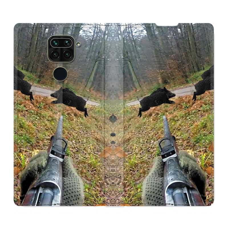 Housse Cuir Portefeuille Pour Xiaomi Redmi Note 9S / 9 Pro Chasse Vision Tir