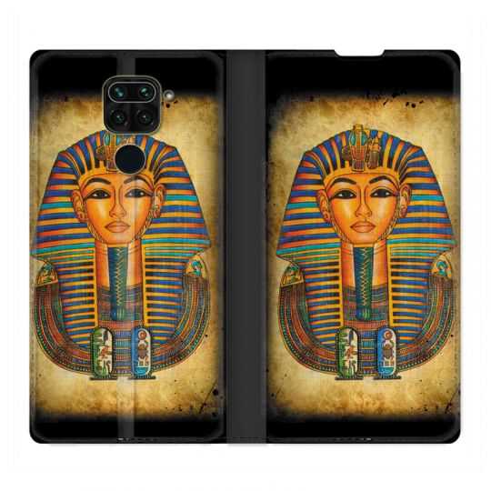 Housse Cuir Portefeuille Pour Xiaomi Redmi Note 9S / 9 Pro Egypte Pharaon