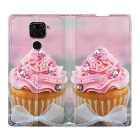Housse Cuir Portefeuille Pour Xiaomi Redmi Note 9S / 9 Pro Cupcake