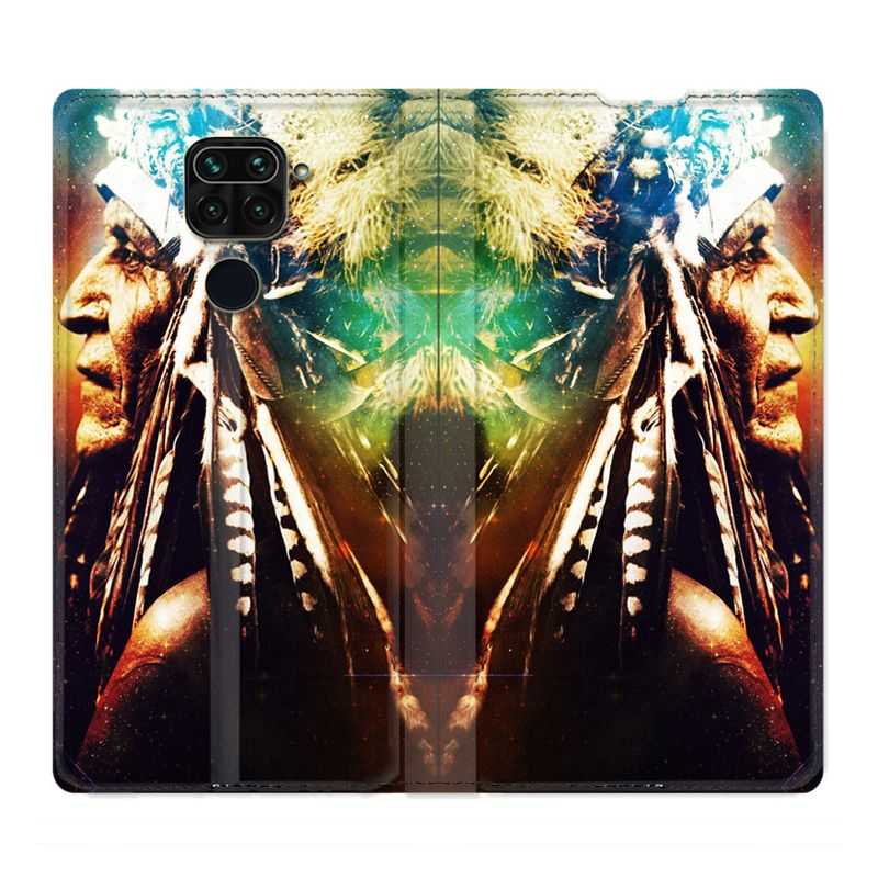 Housse Cuir Portefeuille Pour Xiaomi Redmi Note 9S / 9 Pro Indien