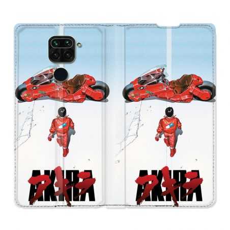 Housse Cuir Portefeuille Pour Xiaomi Redmi Note 9S / 9 Pro Manga Akira Affiche