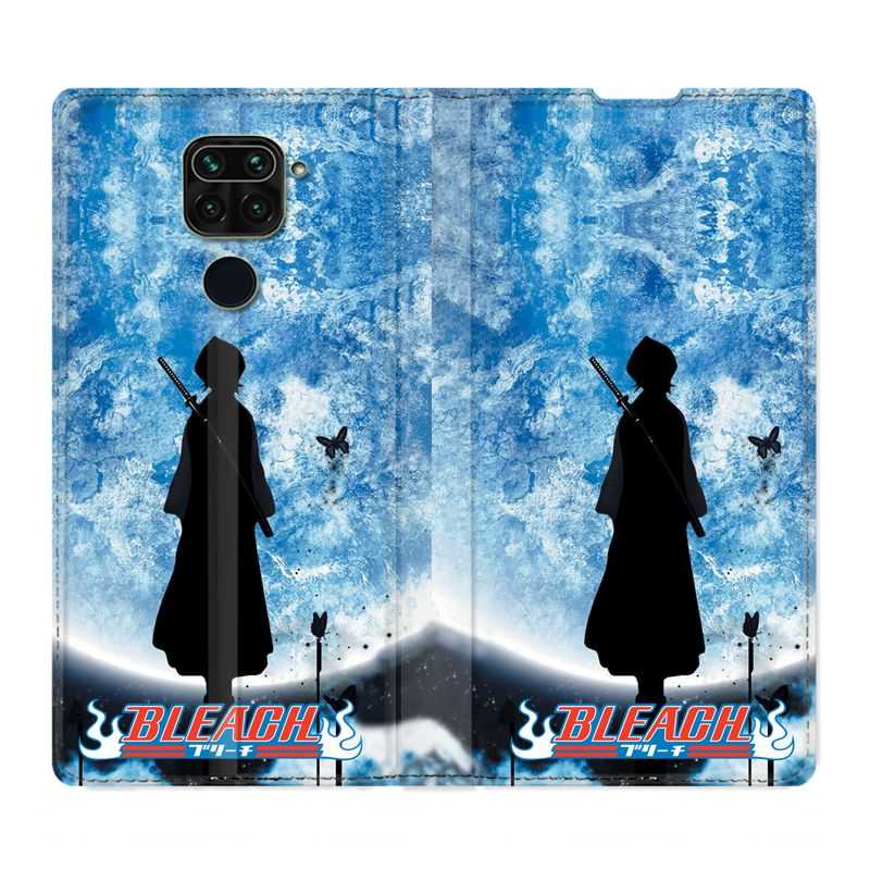 Housse Cuir Portefeuille Pour Xiaomi Redmi Note 9S / 9 Pro Manga Bleach Lune