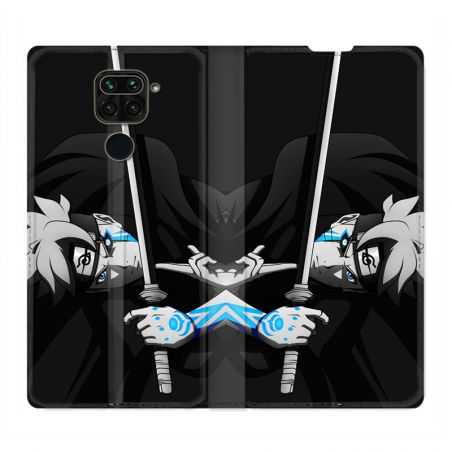 Housse Cuir Portefeuille Pour Xiaomi Redmi Note 9S / 9 Pro Manga Boruto Epée