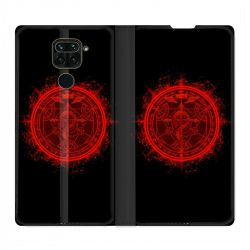 Housse Cuir Portefeuille Pour Xiaomi Redmi Note 9S / 9 Pro Manga Fullmetal Alchemist Logo