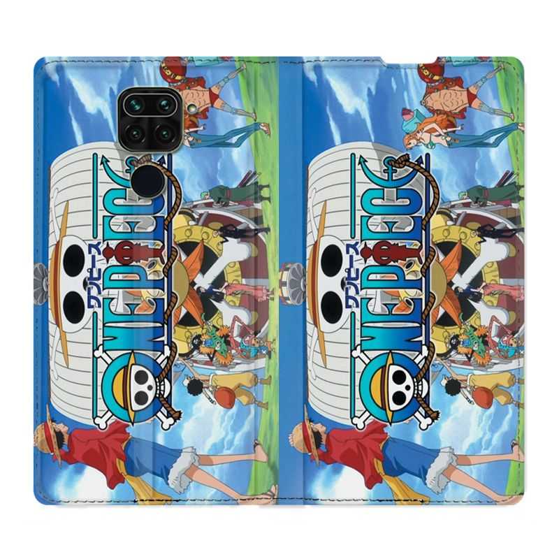 Housse Cuir Portefeuille Pour Xiaomi Redmi Note 9S / 9 Pro Manga One Piece Sunny