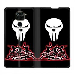 Housse Cuir Portefeuille Pour Xiaomi Redmi Note 9S / 9 Pro Manga Soul Eater Noir
