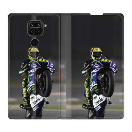 Housse Cuir Portefeuille Pour Xiaomi Redmi Note 9S / 9 Pro Moto Wheeling