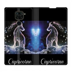 Housse Cuir Portefeuille Pour Xiaomi Redmi Note 9S / 9 Pro Signe Zodiaque 2 Capricorne