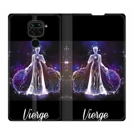 Housse Cuir Portefeuille Pour Xiaomi Redmi Note 9S / 9 Pro Signe Zodiaque 2 Vierge