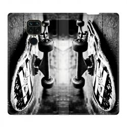 Housse Cuir Portefeuille Pour Xiaomi Redmi Note 9S / 9 Pro Skate Vintage