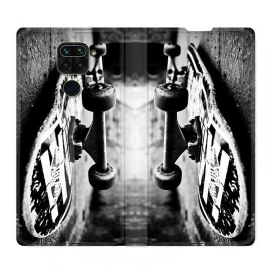 Housse Cuir Portefeuille Pour Xiaomi Redmi Note 9S / 9 Pro Skate Vintage