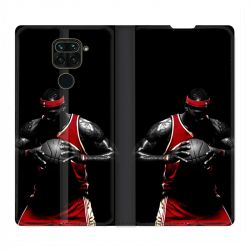 Housse Cuir Portefeuille Pour Xiaomi Redmi Note 9S / 9 Pro Basketeur