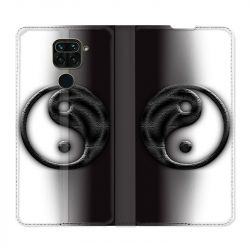 Housse Cuir Portefeuille Pour Xiaomi Redmi Note 9S / 9 Pro Yin Yang 3d