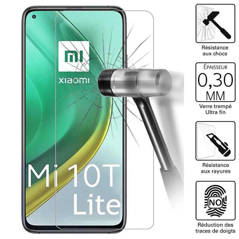 Vitre protection / Verre trempé 3D pour Xiaomi Redmi Mi10T / 10T Pro