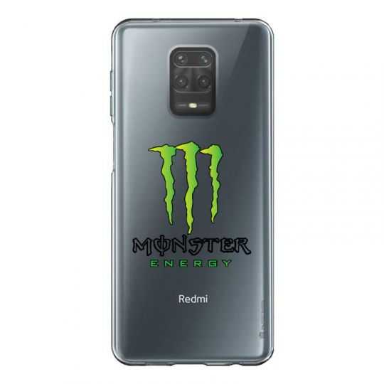 Coque Transparente Pour Xiaomi Redmi Note 9 Monster Energy