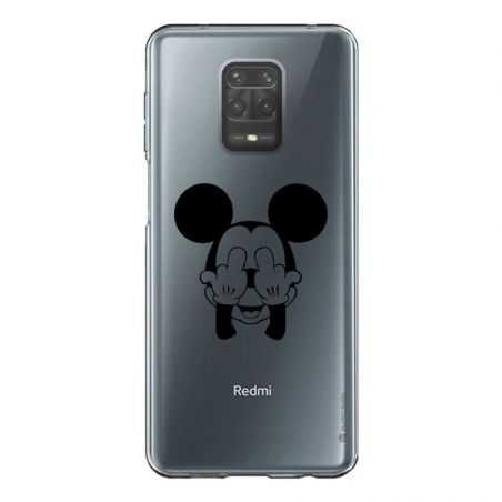Coque Transparente Pour Xiaomi Redmi Note 9 Mickey doigt