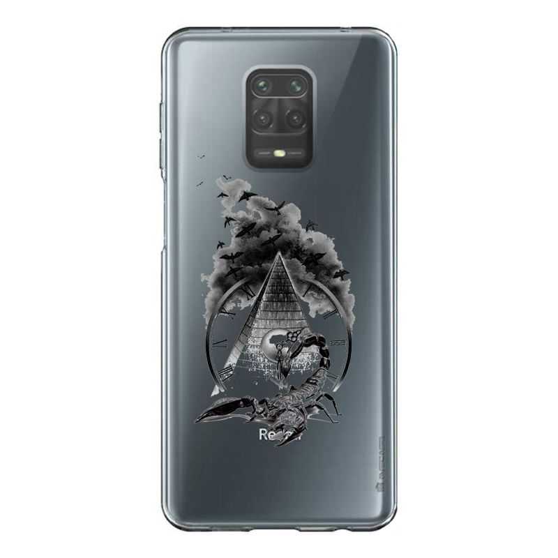 Coque Transparente Pour Xiaomi Redmi Note 9 Scorpion
