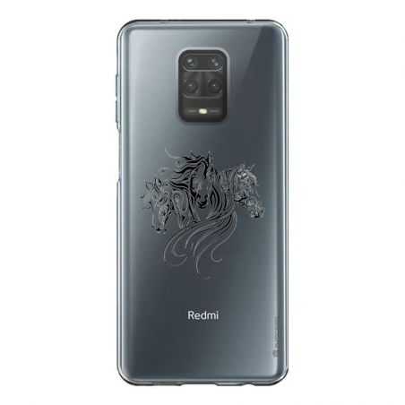 Coque Transparente Pour Xiaomi Redmi Note 9 Chevaux Mandala
