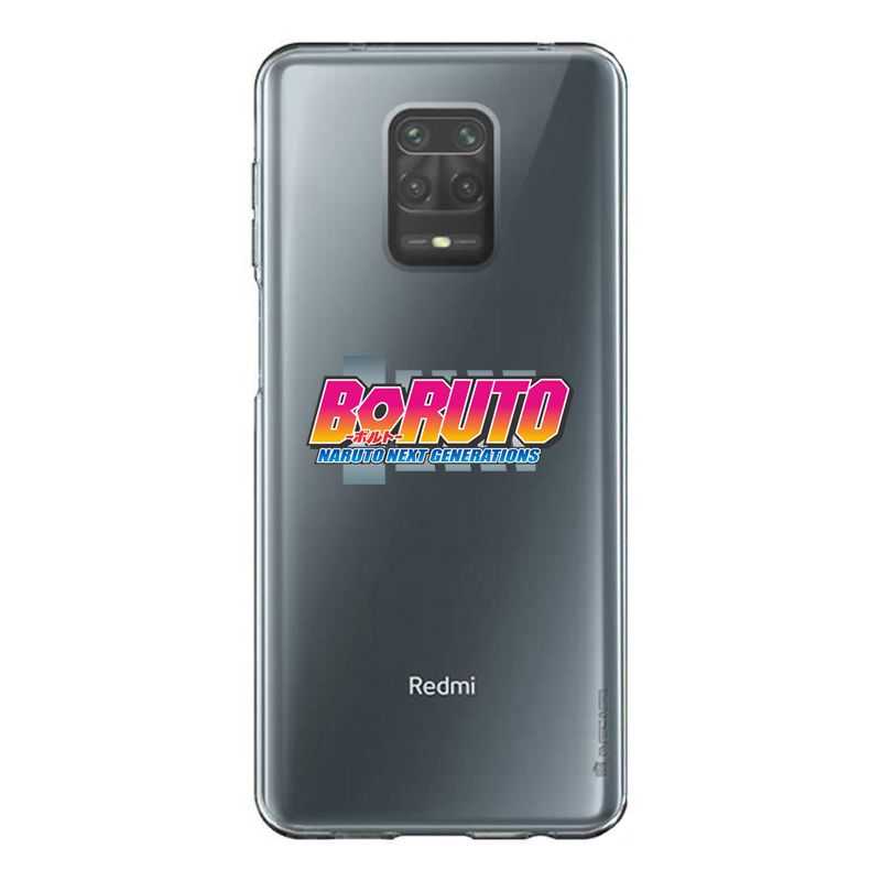 Coque Transparente Pour Xiaomi Redmi Note 9 Boruto Logo