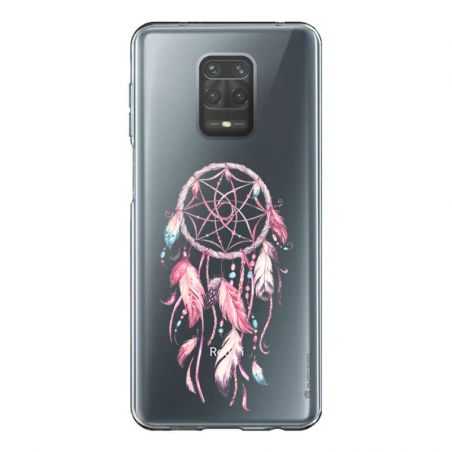 Coque Transparente Pour Xiaomi Redmi Note 9 Attrape Reve Rose
