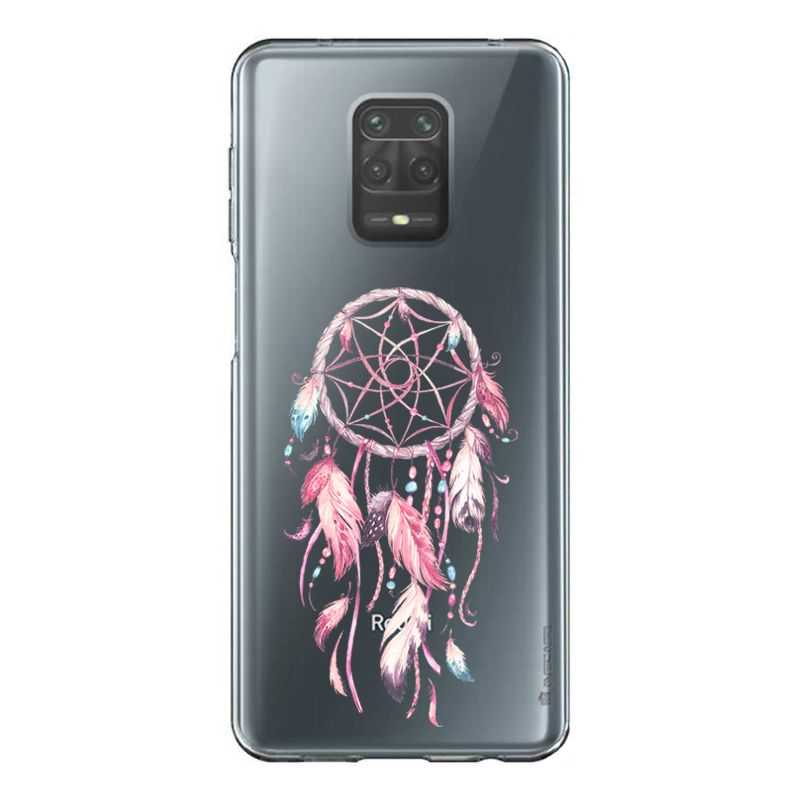 Coque Transparente Pour Xiaomi Redmi Note 9 Attrape Reve Rose