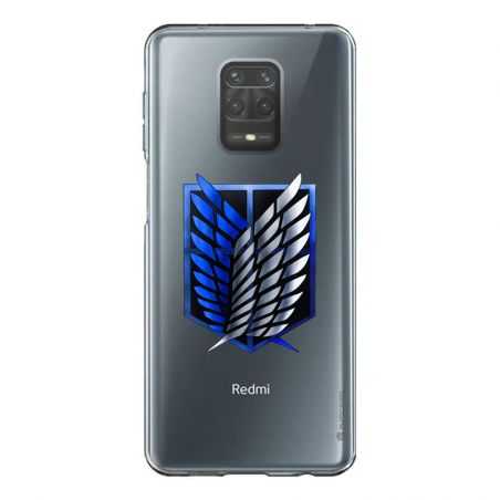 Coque Transparente Pour Xiaomi Redmi Note 9 Attaque Titan Logo