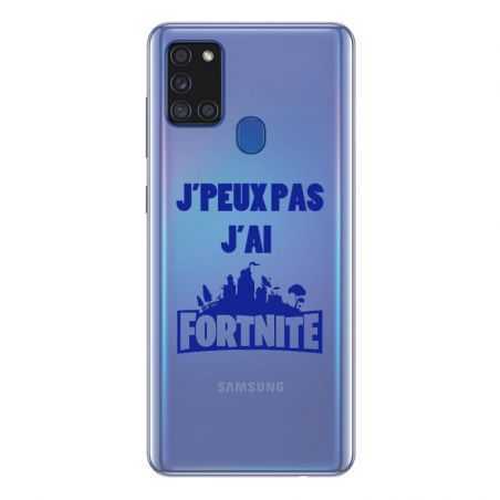 Coque Transparente Pour Samsung Galaxy A21S Jpeux pas jai Fortnite