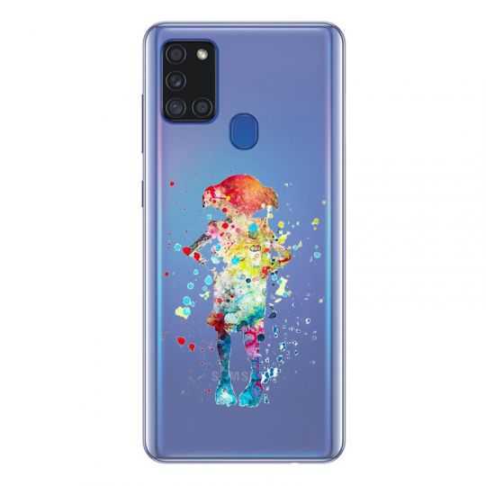 Coque Transparente Pour Samsung Galaxy A21S Dobby Colore