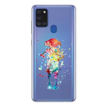 Coque Transparente Pour Samsung Galaxy A21S Dobby Colore