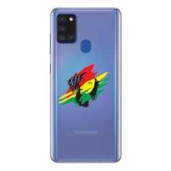 Coque Transparente Pour Samsung Galaxy A21S Bob Marley Graf