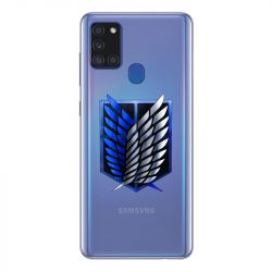 Coque Transparente Pour Samsung Galaxy A21S Attaque Titan Logo