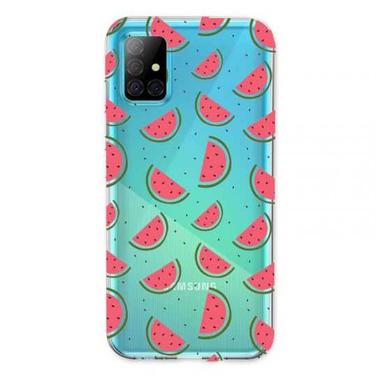 Coque Transparente Pour Samsung Galaxy A31 Pasteque