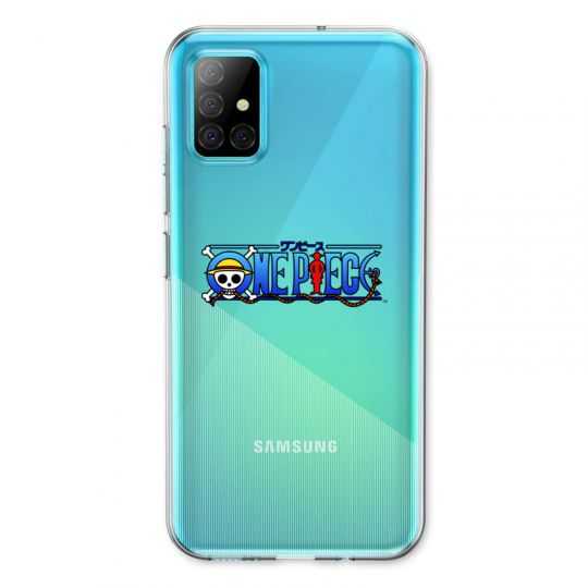 Coque Transparente Pour Samsung Galaxy A31 One Piece Logo