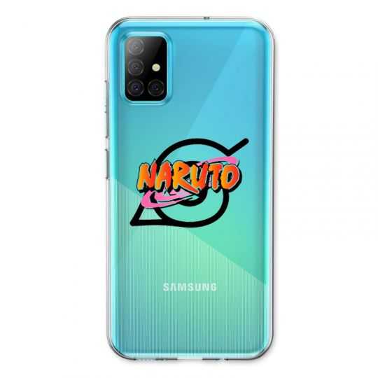 Coque Transparente Pour Samsung Galaxy A31 Naruto Logo