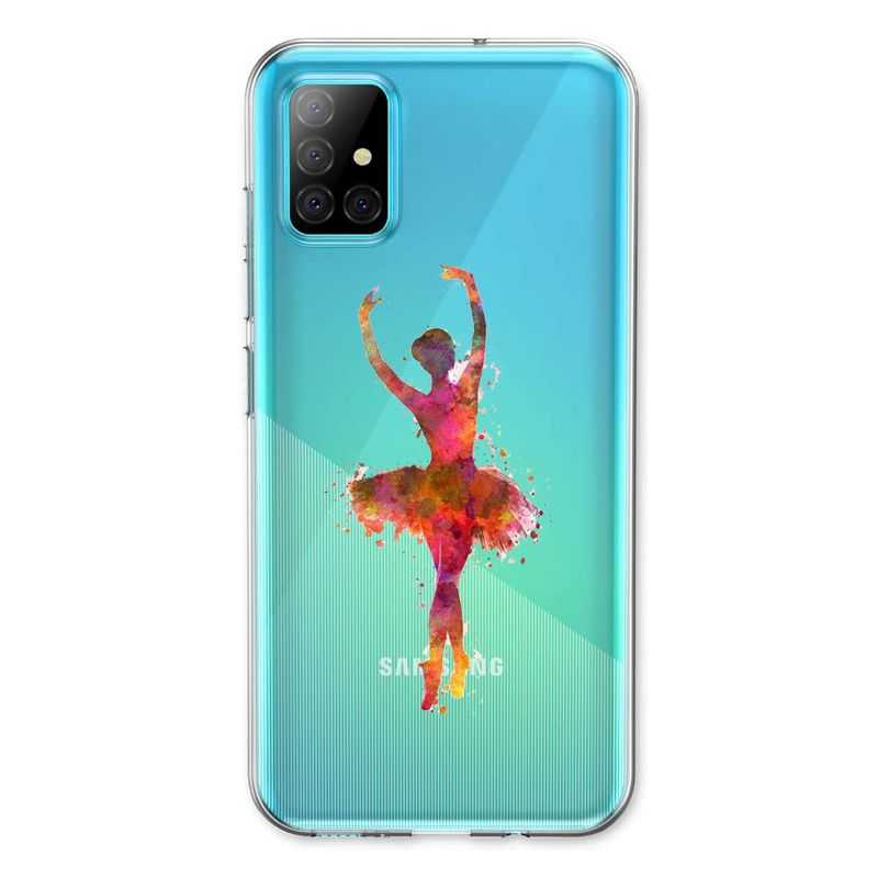 Coque Transparente Pour Samsung Galaxy A31 Danseuse etoile