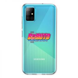 Coque Transparente Pour Samsung Galaxy A31 Boruto Logo