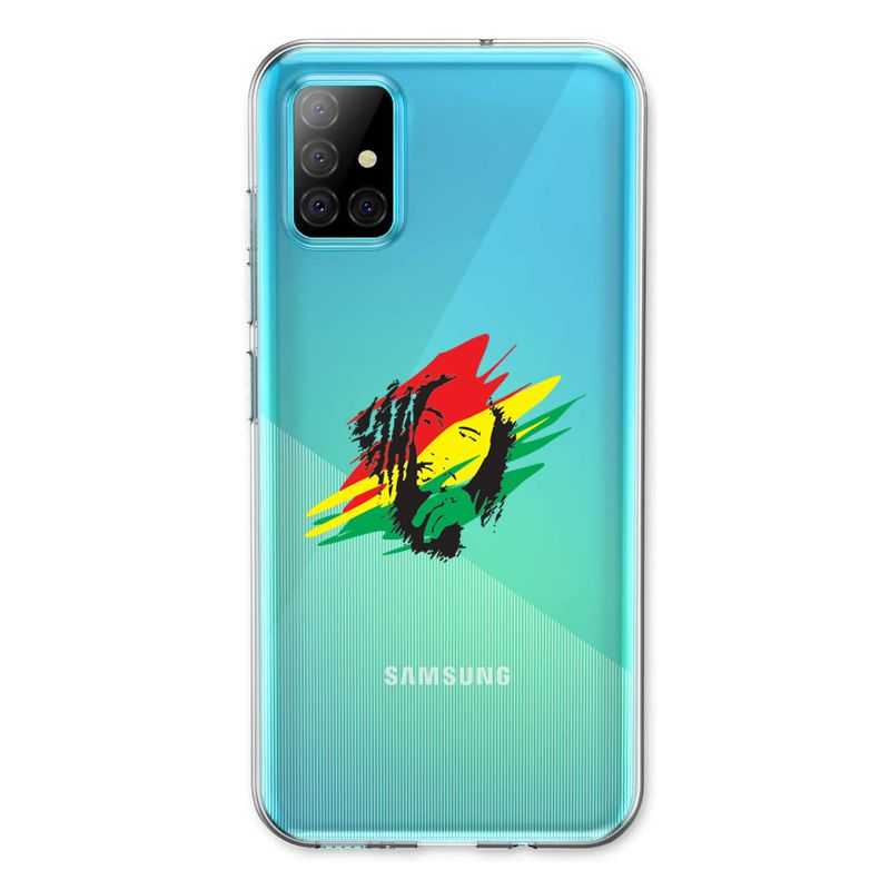 Coque Transparente Pour Samsung Galaxy A31 Bob Marley Graf