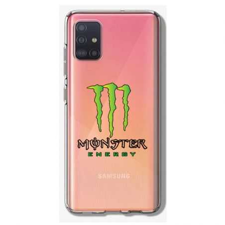 Coque Transparente Pour Samsung Galaxy A41 Monster Energy