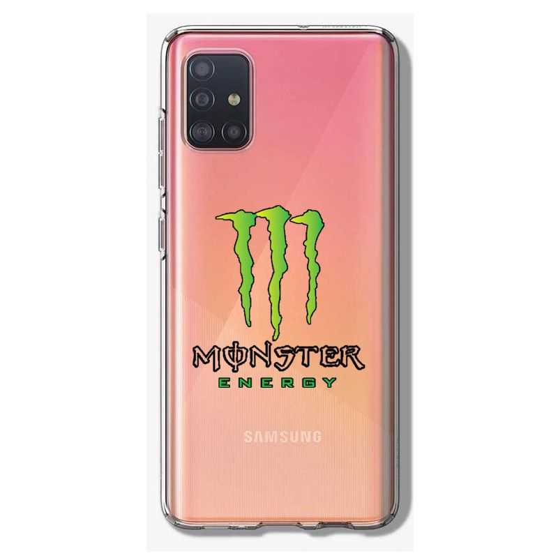 Coque Transparente Pour Samsung Galaxy A41 Monster Energy