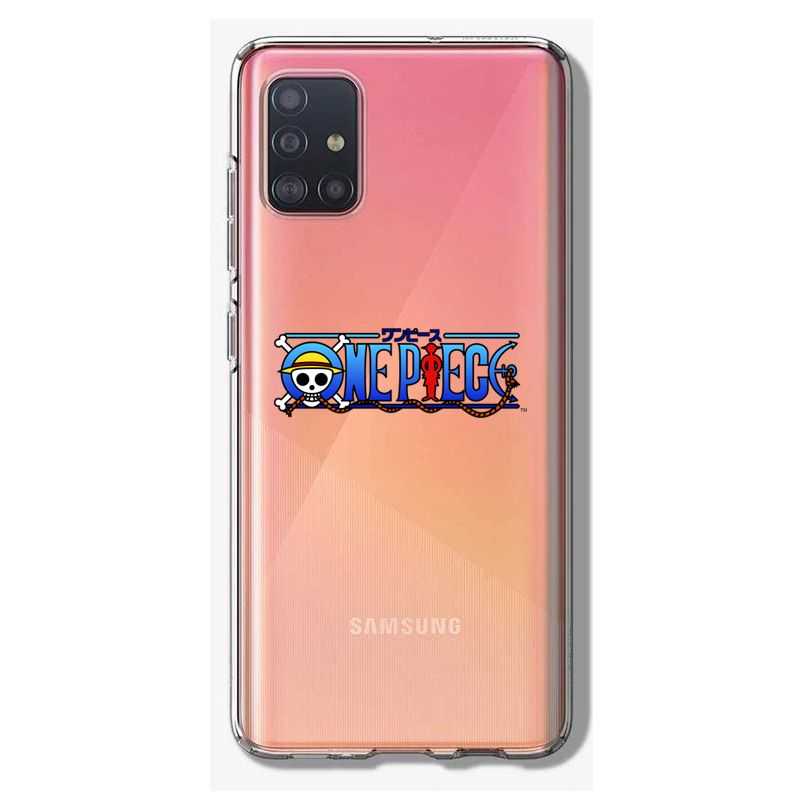Coque Transparente Pour Samsung Galaxy A41 One Piece Logo