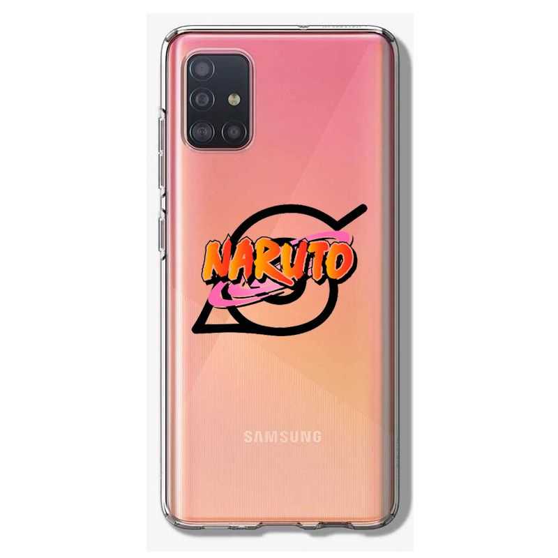 Coque Transparente Pour Samsung Galaxy A41 Naruto Logo