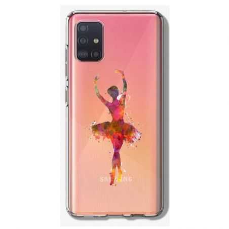 Coque Transparente Pour Samsung Galaxy A41 Danseuse etoile