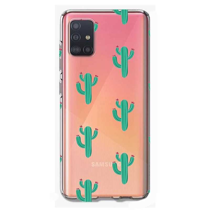 Coque Transparente Pour Samsung Galaxy A41 Cactus