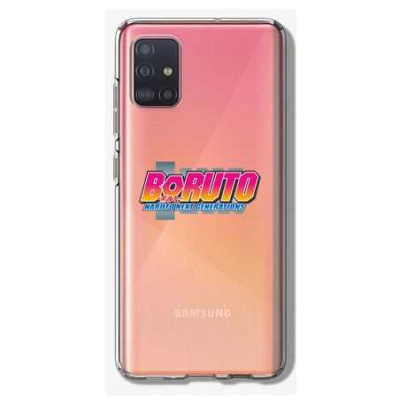 Coque Transparente Pour Samsung Galaxy A41 Boruto Logo