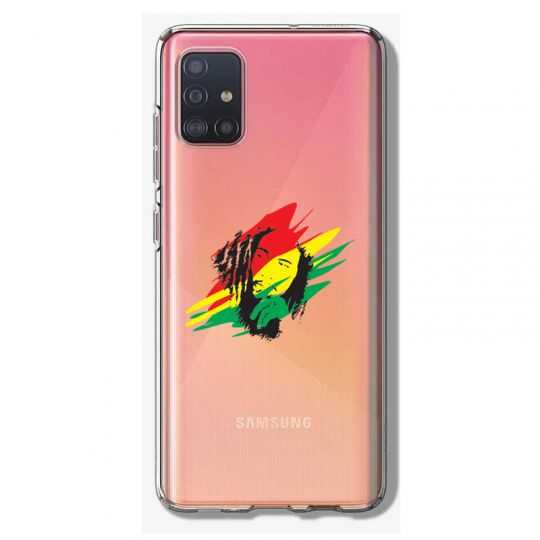 Coque Transparente Pour Samsung Galaxy A41 Bob Marley Graf