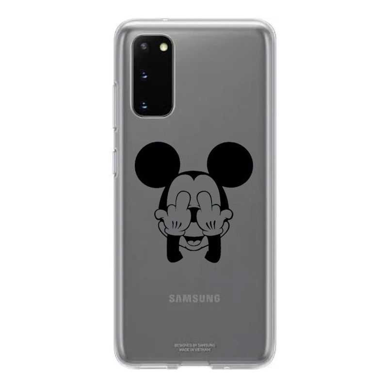 Coque Transparente Pour Samsung Galaxy S20 FE / S20FE Mickey doigt