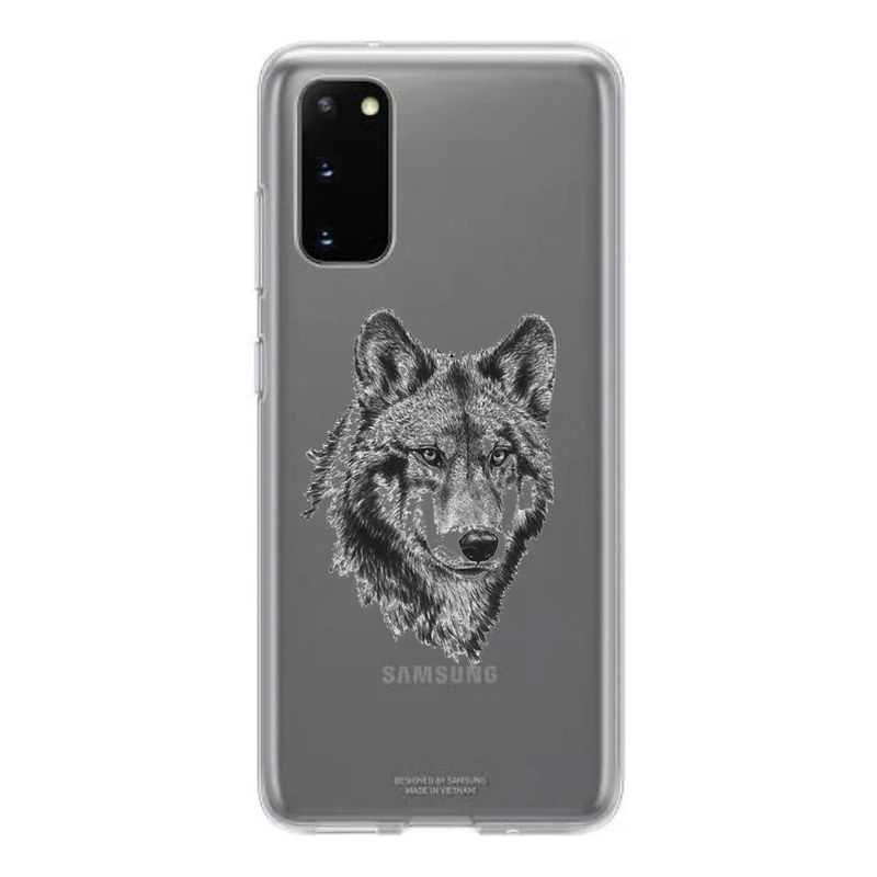Coque Transparente Pour Samsung Galaxy S20 FE / S20FE Loup