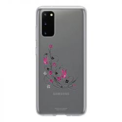 Coque Transparente Pour Samsung Galaxy S20 FE / S20FE Fleur Papillon Mixte